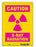 Grainger - Wall Sign Caution Caution X-Ray Radiation - 452A47