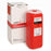 Sharps Assure - Mailback Sharps Container 3-3/4 L X 3-3/4 W X 10 H Inch 0.5 Gallon Red Base / Translucent White Lid Vertical Entry Screw On Lid - SA2Q