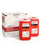 Sharps Assure - Mailback Sharps Container 3-3/4 L X 3-3/4 W X 7 H Inch 1.5 Quart Red Base / Translucent White Lid Vertical Entry - Post Medical - SA1Q2