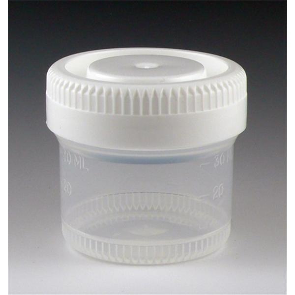 Globe Scientific Tite-Rite Specimen Container 40Ml Polypropylene Non-Sterile 600/Ca - 6520