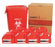 Sharps Assure - Mailback Sharps Container 18.9 L X 18.9 W X 22.9 H Inch / 9 L X 5.5 W X 7.3 H Inch 1 Gallon Red Base / Translucent White Lid Horizontal / Vertical Entry Hinged Snap On Lid - SA28GU-1G