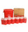Sharps Assure - Mailback Sharps Container 18.9 L X 18.9 W X 22.9 H Inch / 12.25 L X 4-3/4 W X 10.5 H Inch 5.4 Quart Translucent Red Base / Translucent Red Lid Horizontal / Vertical Entry Counter Balanced Door Lid - Post Medical - SA28GU-5Q