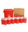 Sharps Assure - Mailback Sharps Container 18.9 L X 18.9 W X 22.9 H Inch / 12.25 L X 4-3/4 W X 10.5 H Inch 5.4 Quart Translucent Red Base / Translucent Red Lid Horizontal / Vertical Entry Counter Balanced Door Lid - SA28GU-5Q