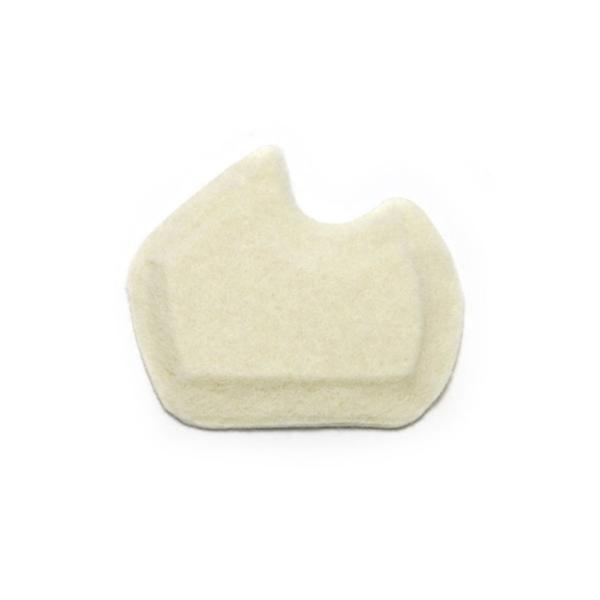 Econoline Products Pad Dancer Foot Skived Felt 3.25X2.75 1/4" Thick White Specify Left/Right 100/Pk - 1007849