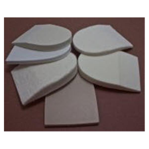 Econoline Products Pad Orthopedic Heel Skived Felt 4X2.75" 1/4" Thick Adhesive White 100/Package - 1008500