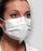 Ultra Sensitive - Procedure Mask Pleated Earloops One Size Fits Most White NonSterile ASTM Level 3 Adult - Crosstex - GCFCXSSF