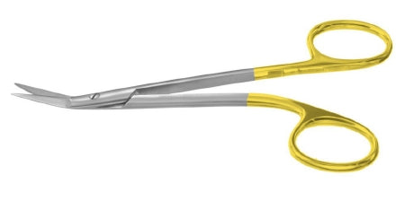 Miltex Nasal Scissors Padgett Giunta 4-7/8 Inch Length Or Grade German Stainless Steel / Tungsten Carbide Nonsterile Finger Ring Handle Angled Blades - PM-2943