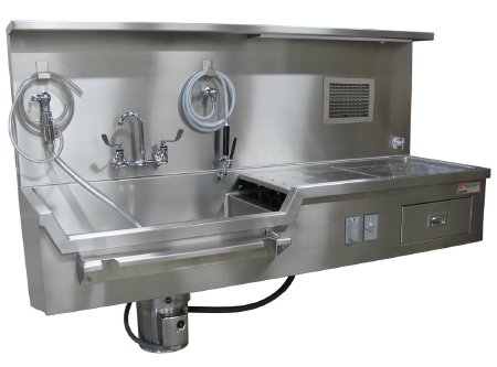 Mortech - Wall Mount Autopsy Station - Mortech Manufacturing Company - 1036-7