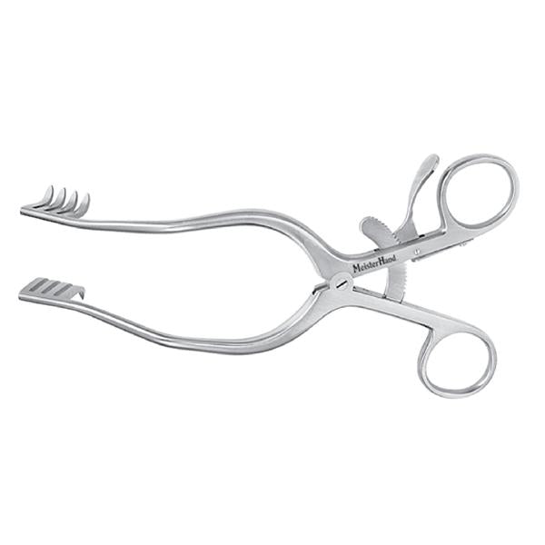 Miltex-Integra Retractor Adson Meister-Hand 7-1/2" 3/4X3/4" Straight Arm 4X4 Teeth Ss Ea - MH11-700