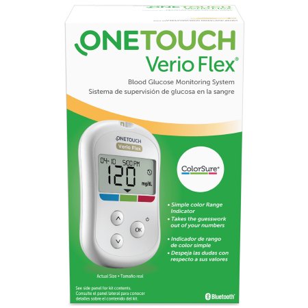 Lifescan Blood Glucose Meter One Touch 5 Second Results Stores Up To 500 Results With Date And Time No Coding Required - 53885004401
