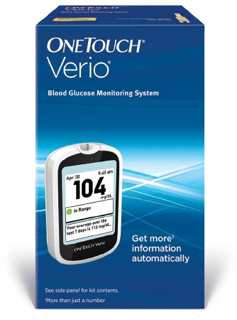 Lifescan Blood Glucose Meter Onetouch Verio No Coding Required - 53885065701