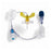 Bard Access Systems Kit Port Access W/O Y-Site Miniloc 19Gx3/4" With Sodium Chloride Lf Sterile 5/Ca - 2631934
