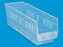 ULINE - Shelf Bin Uline Clear Plastic 4 X 4 X 12 Inch - S-16292
