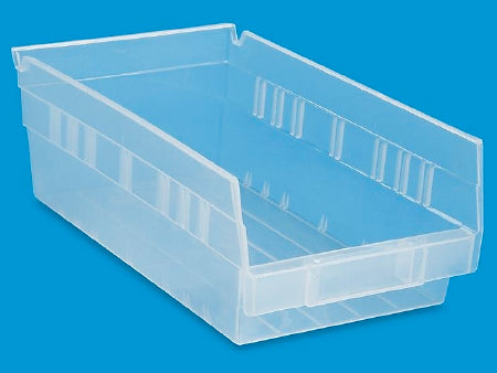 ULINE - Shelf Bin Uline Clear Plastic 4 X 7 X 12 Inch - S-16293
