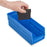 Uline - Bin Divider 4 X 4 Inch Black Plastic - S-13396D