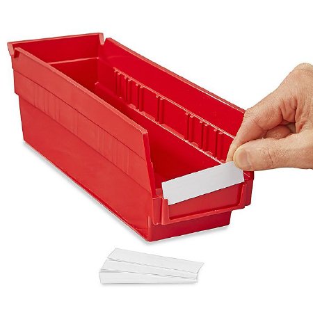 Uline - Bin Label Inserts and Holder 3 X 3/4 Inch - S-21114