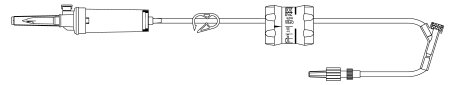 MedStream - Primary IV Administration Set 20 Drops / mL Drip Rate 92 Inch Tubing 1 Port - MS750E