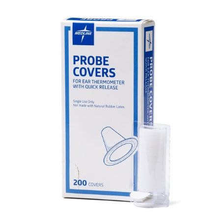 Medline - Tympanic Thermometer Probe Cover For use with Tympanic Thermometers 20 per Box - MDSM3A7208058