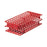 Nalgene Unwire - Centrifuge Tube Test Tube Rack 72 Place 13 mm Tube Size Red 2-1/4 X 4 X 7-3/4 Inch - 5976-0513