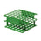 Nalgene Unwire - Half Rack Test Tube Rack 36 Place 13 mm Tube Size Green 2-1/5 X 4 X 4 Inch - 5972-0413