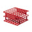 Nalgene Unwire - Half Rack Test Tube Rack 36 Place 13 mm Tube Size Red 2-1/5 X 4 X 4 Inch - 5972-0513