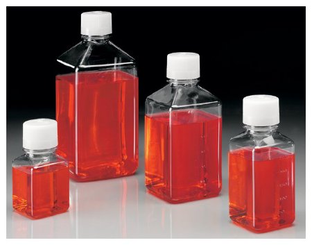 Thermo Scientific Nalge Media Bottle Nalgene Square Polyethylene Terephthalate Glycol (Petg) 1 Liter - 342040-1000