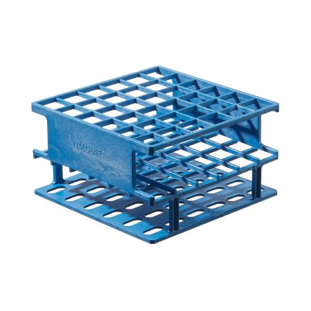 Nalgene Unwire - Half Rack Test Tube Rack 36 Place 16 mm Tube Size Blue 2-3/4 X 5 X 5 Inch - Thermo Scientific Nalge - 5972-0316