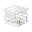 Nalgene Unwire - Half Rack Test Tube Rack 9 Place 30 mm Tube Size White 3-1/3 X 4-1/3 X 4-1/3 Inch - 5972-0030