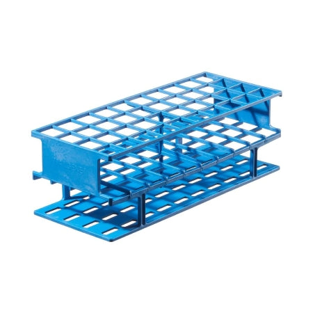 Nalgene Unwire - Centrifuge Tube / Test Tube Test Tube Rack 40 Place 20 mm Tube Size Blue 3-1/4 X 4 X 9-3/4 Inch - 5970-0320