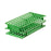 Nalgene Unwire - Centrifuge Tube / Test Tube Test Tube Rack 72 Place 13 mm Tube Size Green 2-1/4 X 4 X 7-3/4 Inch - 5970-0413