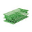 Nalgene Unwire - Centrifuge Tube / Test Tube Test Tube Rack 72 Place 16 mm Tube Size Green 2-3/4 X 5 X 9-3/4 Inch - 5970-0416