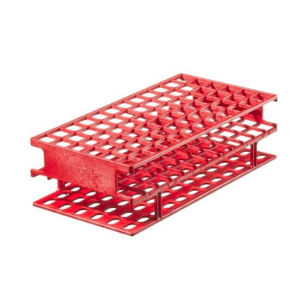 Nalgene Unwire - Centrifuge Tube / Test Tube Test Tube Rack 72 Place 13 mm Tube Size Red 2-1/4 X 4 X 7-3/4 Inch - 5970-0513