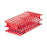Nalgene Unwire - Centrifuge Tube / Test Tube Test Tube Rack 72 Place 13 mm Tube Size Red 2-1/4 X 4 X 7-3/4 Inch - 5970-0513