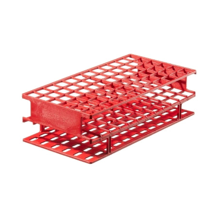 Nalgene Unwire - Centrifuge Tube / Test Tube Test Tube Rack 72 Place 16 mm Tube Size Red 2-3/4 X 5 X 9-3/4 Inch - 5970-0516