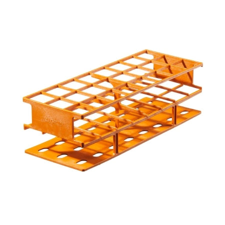 Nalgene Unwire - Centrifuge Tube / Test Tube Test Tube Rack 24 Place 30 mm Tube Size Orange 3-2/3 X 4-1/4 X 11 Inch - 5970-0130