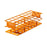 Nalgene Unwire - Centrifuge Tube / Test Tube Test Tube Rack 24 Place 30 mm Tube Size Orange 3-2/3 X 4-1/4 X 11 Inch - 5970-0130