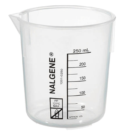 Nalgene - Laboratory Beaker Griffin Low-Form Polypropylene 250 mL (8 oz.) - 1201-0250