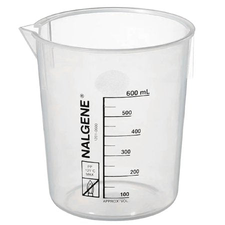 Nalgene - Laboratory Beaker Griffin Low-Form Polypropylene 600 mL - 1201-0600