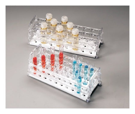 Thermo Scientific Nalge Test Tube Test Tube Rack Ne 40 Place 16 - 20 Mm Tube Size White 4-1/2 X 11 Inch - 5929-0020