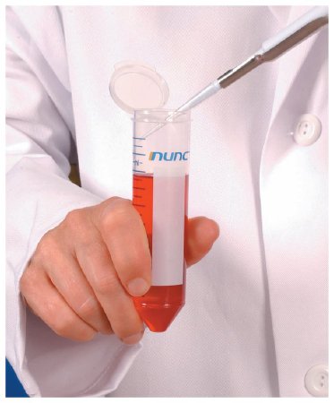 Thermo Scientific Nalge Thermo Scientific Nunc Ezflip Centrifuge Tube Conical Bottom Plain 50 Ml Without Color Coding Hinged Snap Cap Polypropylene Tube - 362696