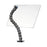 Nalgene - Safety Splash Shield 1/8 Inch Thick X 8-1/2 Inch Width, Flexible Acetal Arm For Benchtop Shelving, Machinery or other Magnetic Surfaces - 6356-0001