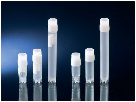 Nunc - Cryogenic Tube Round Bottom Plain 12.5 X 70 mm 3.6 mL Without Color Coding Screw Cap Polypropylene Tube - Thermo Scientific Nalge - 366524