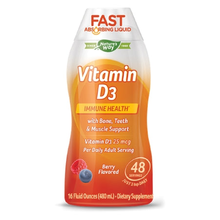 Schawbe North America Vitamin D, Liq 1000Iu Berry 16Oz - 37140189416
