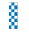 Key Surgical - Pre-Printed Label Multipurpose Label Blue / White Tape Checkerboard Patterned 1/4 Inch - T-220-0102