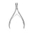 Miltex-Integra Splitter Nail Meister-Hand 4" Straight Jaw Double Spring Stainless Steel Ea - MH40-224