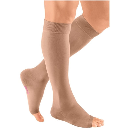 mediven plus - Compression Stocking Knee High Size 6 Beige Open Toe - 20106