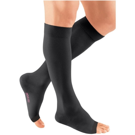 mediven plus - Compression Stocking Knee High Size 6 Black Open Toe - 20156