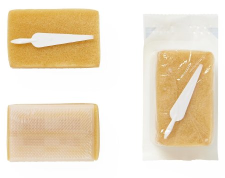 Medline - Impregnated Scrub Brush Orange - DYND374081