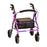 Nova Ortho-Med 4 Wheel Rollator Zoom 20 Purple Aluminum Frame - 4220PL