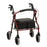 Nova Ortho-Med 4 Wheel Rollator Zoom 22 Red Aluminum Frame - 4222RD